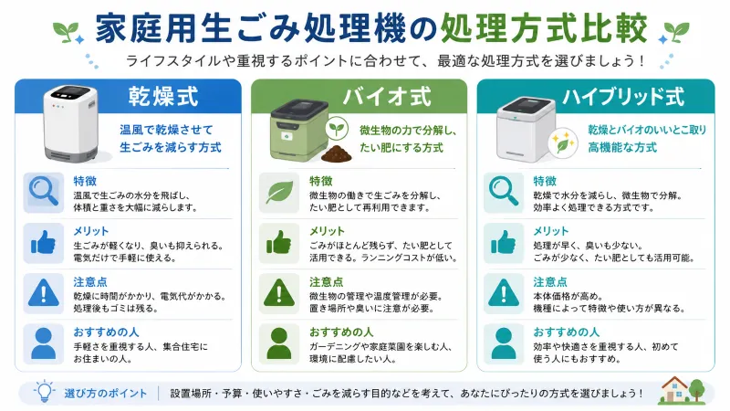 処理方式の違い