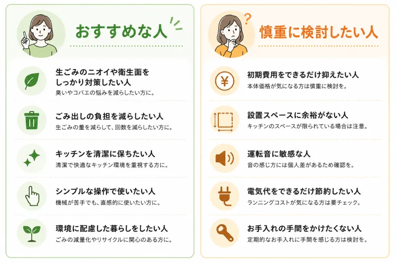 向いている人・向いていない人